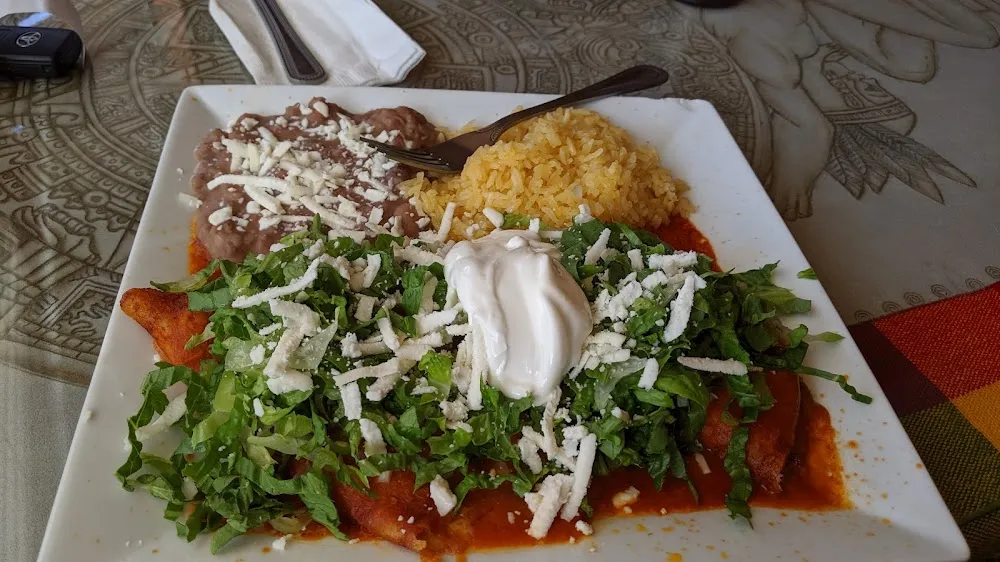 Beef Enchilada Plate